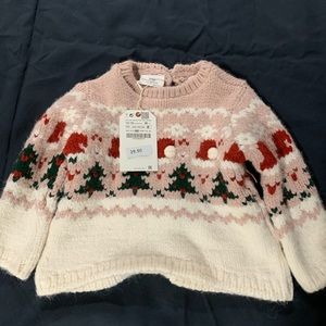 Zara girls knit sweater